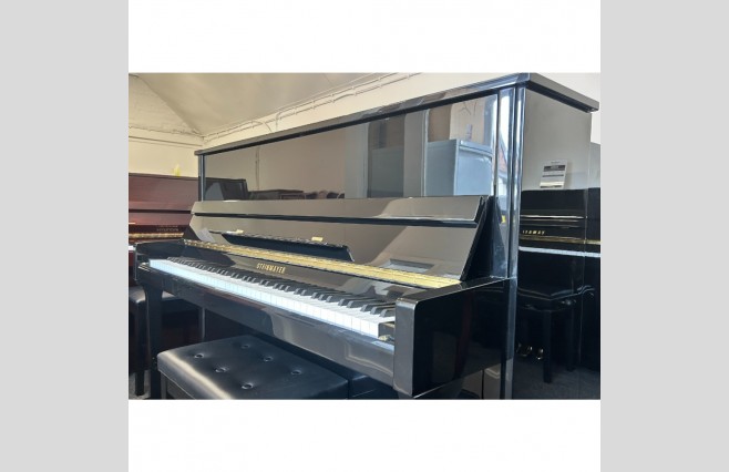 Steinmayer Polished Ebony S118 Upright Piano, Used - All Inclusive Premium Package (SN:640716726) - Image 4